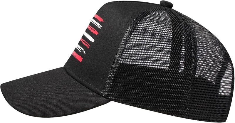 VIONLAN Baseball Cap, American Flag Trucker Hat for Men Women, Breathable Adjustable Fit Outdoor Mesh Snapback Hats - Image 3